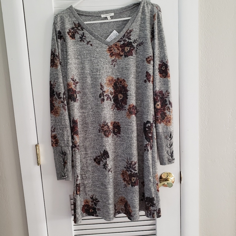 Long sleeve sweater dress